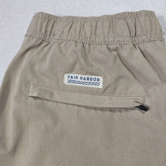 Fair Harbor One Pant Mens M Tan Lined Performance Yoga Quick Dry - Picture 11 of 14